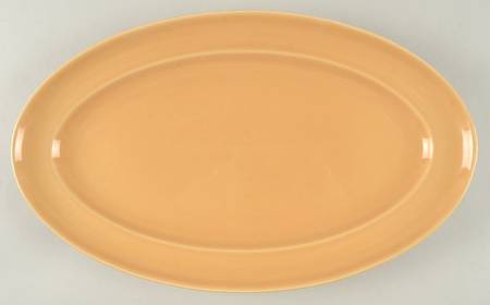 Sophia Yellow 16" Oval Serving Platter