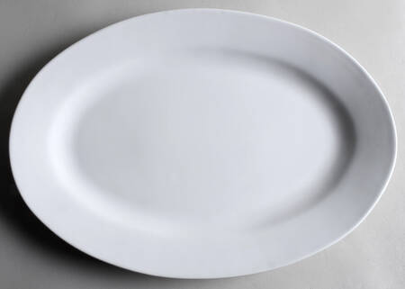 Cafe Blanco 16" Oval Serving Platter