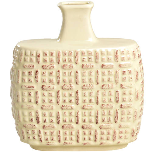 Silk Rose 9" Vase