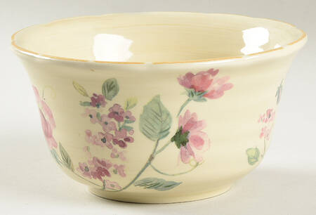 Silk Rose Deep Soup/Cereal Bowl