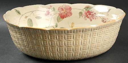 Silk Rose Entertaining Bowl