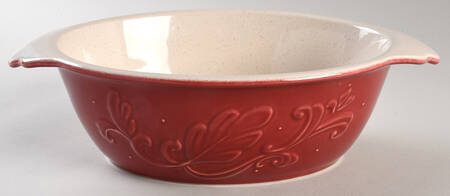 Weir in Your Kitchen Cayenne 2 Quart Oval Covered Casserole No Lid