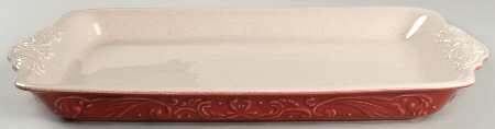 Weir in Your Kitchen Cayenne 12" Rectangular Serving Platter
