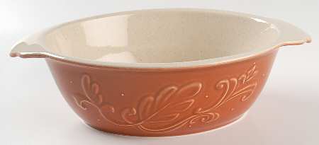 Weir in Your Kitchen Ginger 2 Quart Oval Covered Casserole No Lid