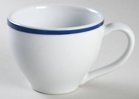 Bistro Blue Flat Cup