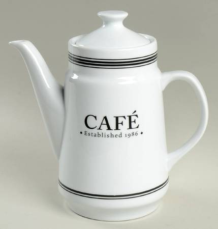 Cafe Collection Coffee Pot & Lid