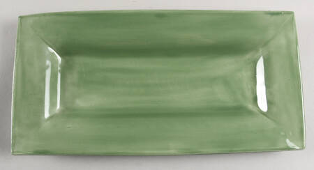 Square Sausalito Green 14" Rectangular Serving Platter by Pottery Barn China