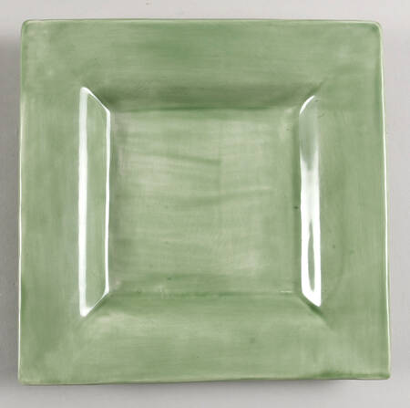 Square Sausalito Green Luncheon Plate