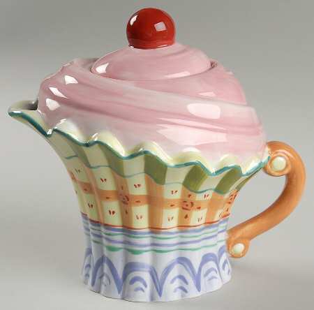 Cupcake Cafe Teapot & Lid