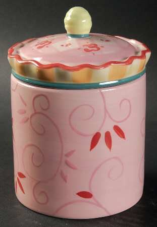 Cupcake Cafe 4" Canister & Lid