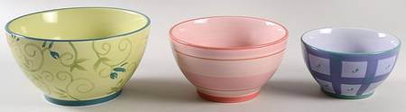 Cupcake Cafe Mini Prep Bowl - Set of 3