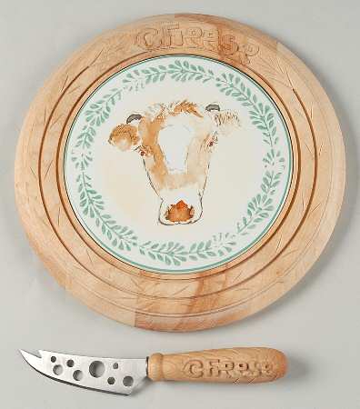 Circle of Kindness 2 Piece Cheese Dish and Knife Set