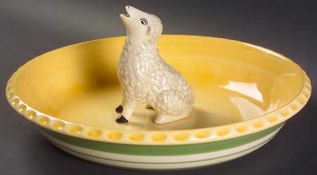 Circle of Kindness 9" Pie Baking Plate with Pie Sheep