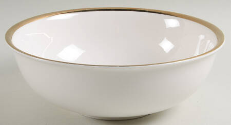 Gold Band 9" Round Vegetable Bowl