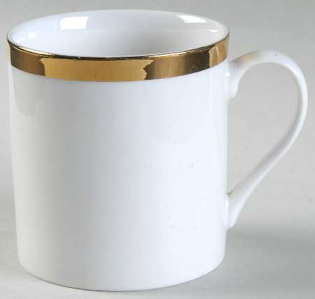 Gold Band Flat Cup