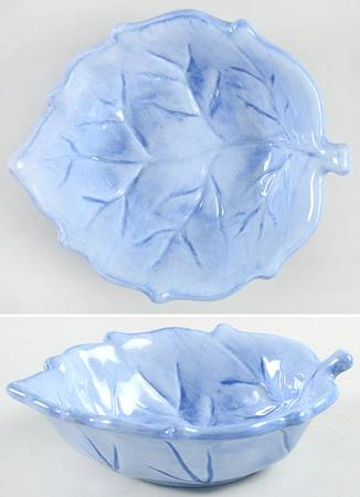 Studio Duet (Blue Green) 6" Leaf Bowl
