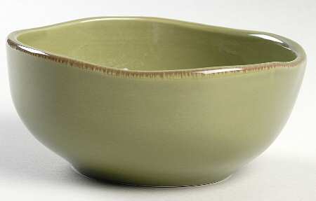 Elemental Moss Green Soup/Cereal Bowl