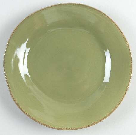Elemental Moss Green Salad Plate