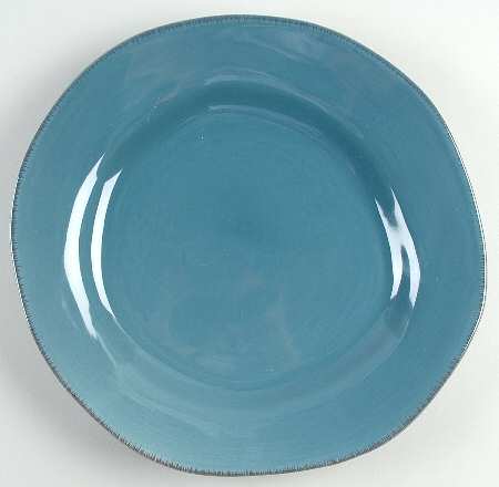 Elemental Smoke Blue Dinner Plate