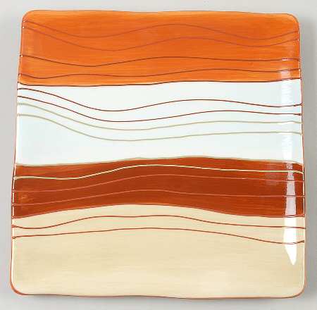 Canyon Stripe Salad Plate