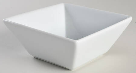 Luminous White Square Cereal Bowl