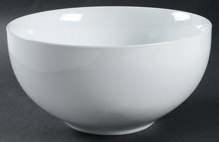 Luminous White 8" Round Serving Bowl