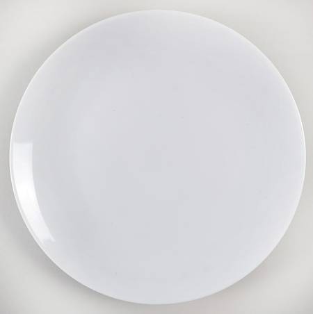 Luminous White Coupe Salad Plate