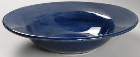 Sausalito Cobalt Blue Large Rim Soup Bowl