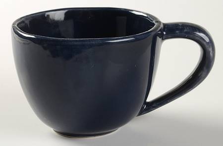 Sausalito Cobalt Blue Flat Cup