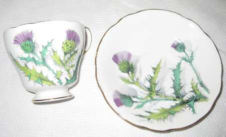 PAR141 Footed Cup & Saucer Set