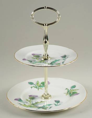 PAR141 2-Tiered Serving Tray (Salad & Bread/Butter Plate)
