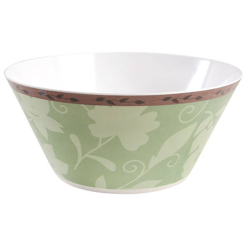 Patio Garden Medium Melamine Round Serving Bowl