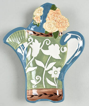 Patio Garden Spoon Rest/Holder (Holds 1 Spoon)