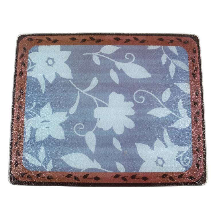 Patio Garden Rectangular Glassware Cutting Board