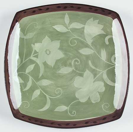 Patio Garden 16" Square Serving Platter