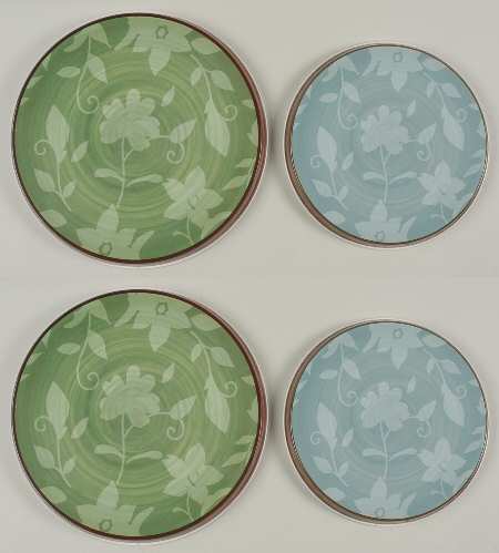 Patio Garden (Set/4) Tin Stove Covers-2 8" & 2 10" Round Covers