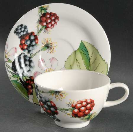Eden Fruits Breakfast Cup & Saucer Set