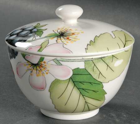Eden Fruits Sugar Bowl & Lid