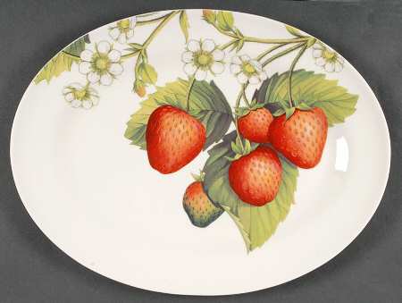 Eden Fruits 15" Oval Serving Platter