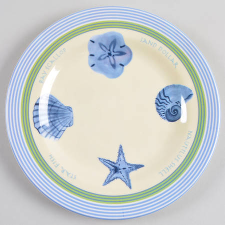 Beachcomber Melamine Salad Plate