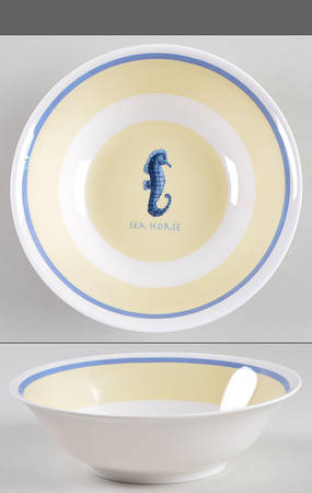 Beachcomber Melamine Soup/Cereal Bowl by Pfaltzgraff