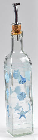 Beachcomber Glass Oil with Drizzle Spout
