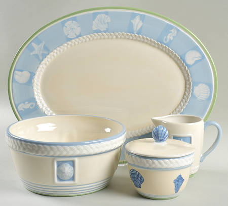 Beachcomber 5 Piece Hostess Set by Pfaltzgraff