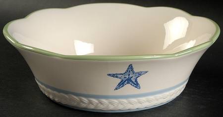 Beachcomber 8" Round Vegetable Bowl by Pfaltzgraff