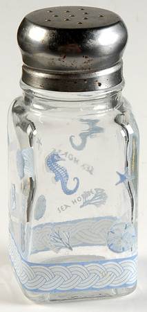 Beachcomber Glassware Pepper Shaker & Lid