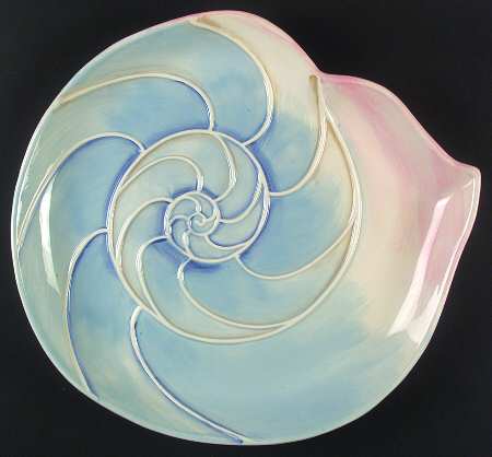 Beachcomber 16" Nautilus Shape Platter by Pfaltzgraff