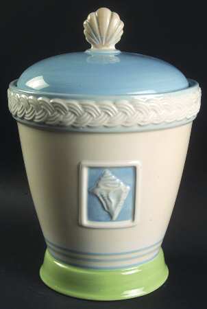 Beachcomber Medium Canister & Lid by Pfaltzgraff