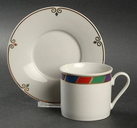 Celebration Flat Cup & Saucer Set