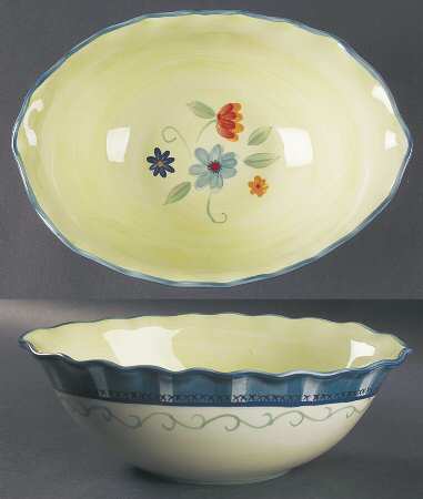Verona 11" Oval Vegetable Bowl