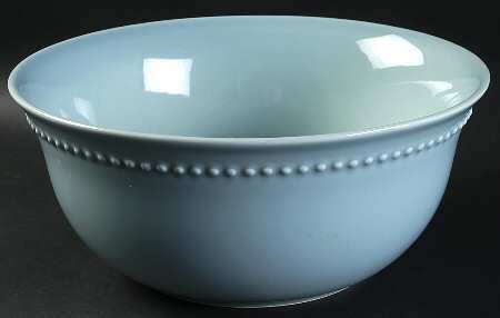 Emma Blue 10" Round Vegetable Bowl